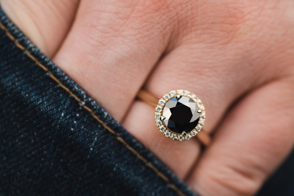Black Diamond Ring
