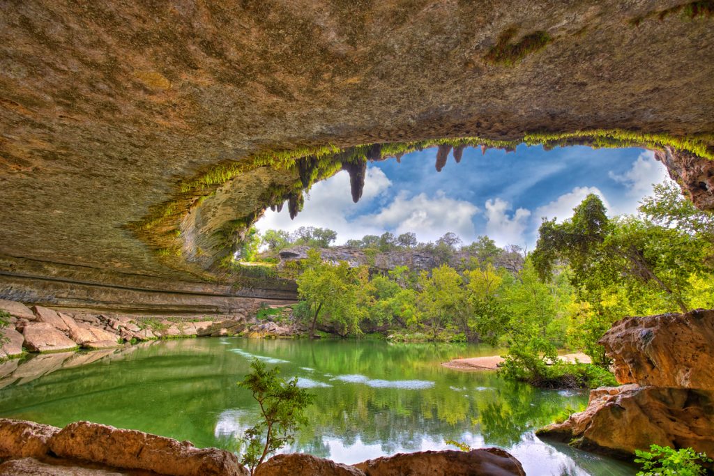Hamilton Pool sink hole, Texas