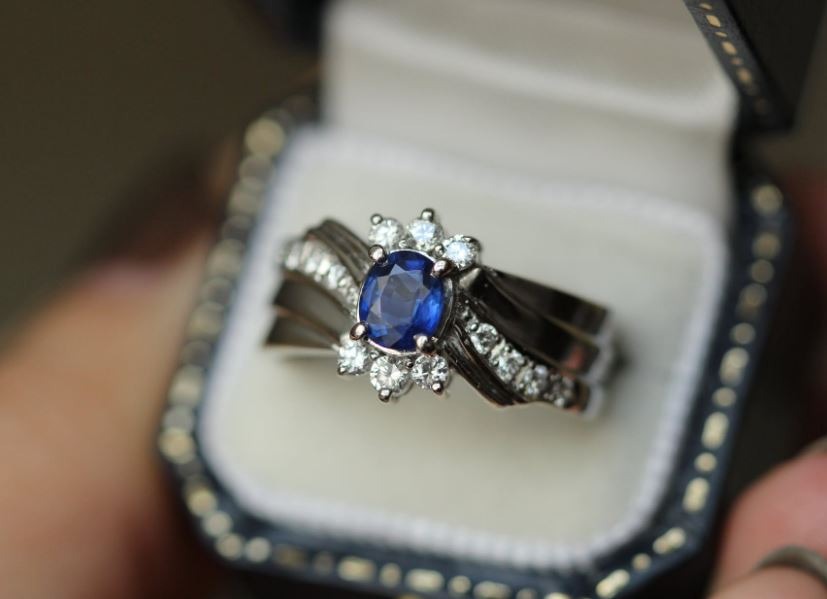 a beautiful engagement ring