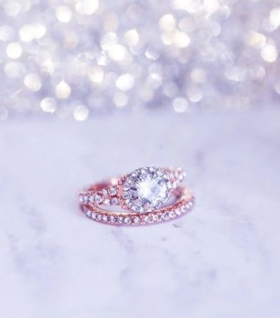 oval-cut diamond on a ring